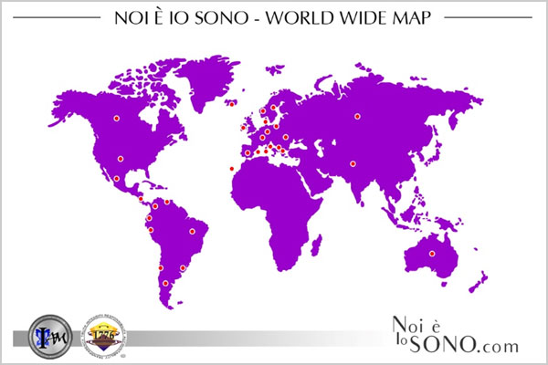 Noi è Io Sono - World Wide Map
